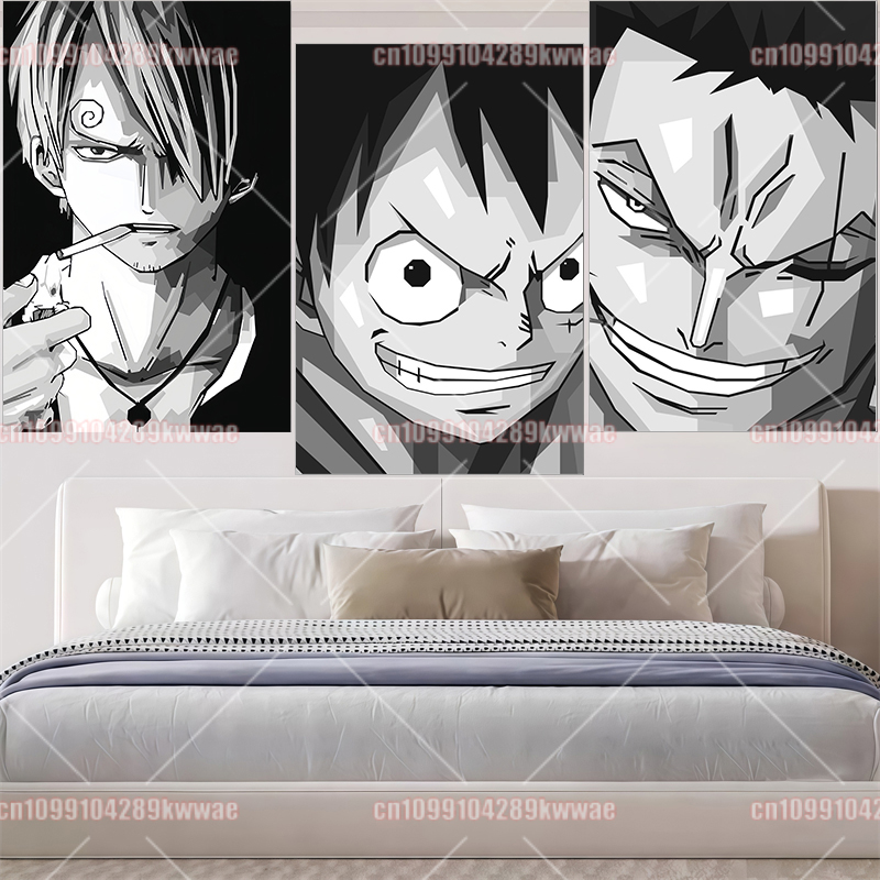 Canvas Painting - Klassisches One Piece Anime Cartoon Charakter