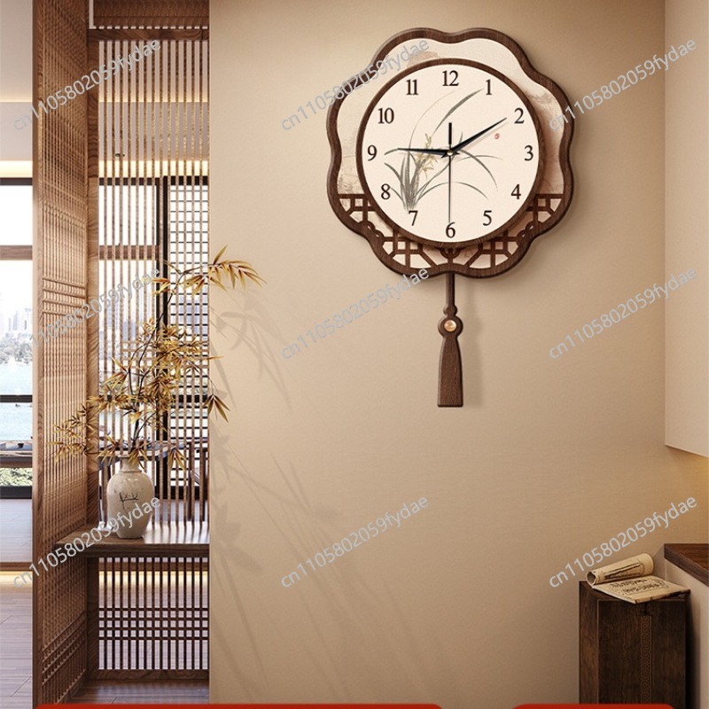 Wall Clock Silent - Song's Ästhetische Wanduhr, Quarz-Gästenuhr zum Aufhängen,