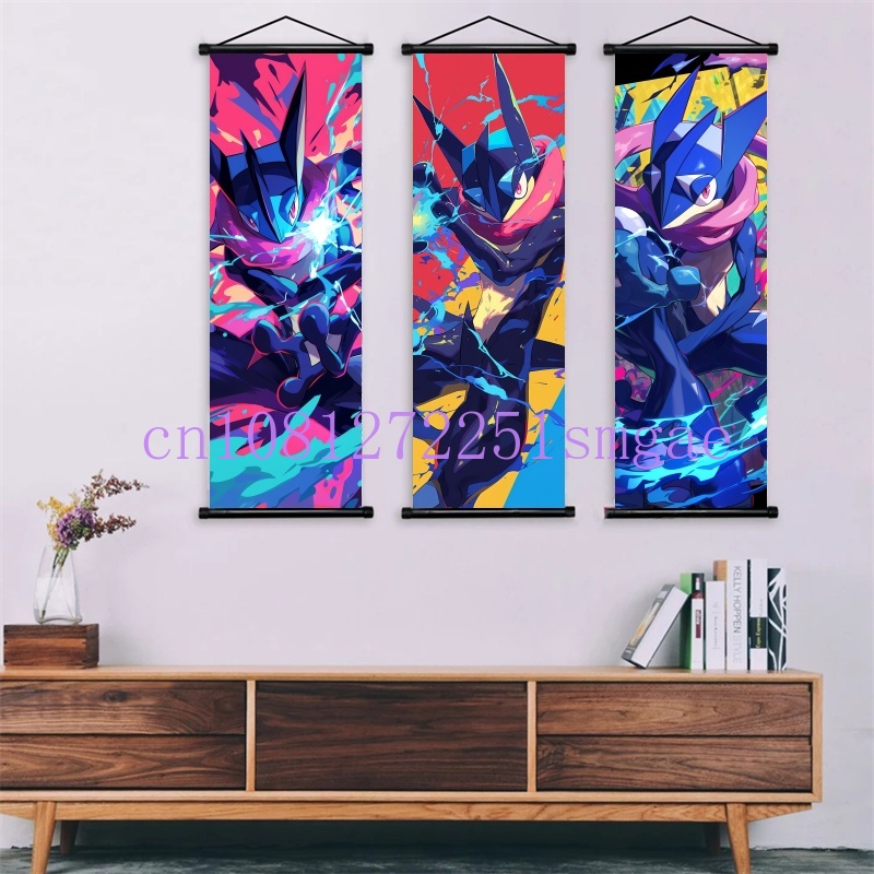 Canvas Painting - Klassisches Anime-Pokémon Lucario, hochwertiges, cooles Kunstposter,