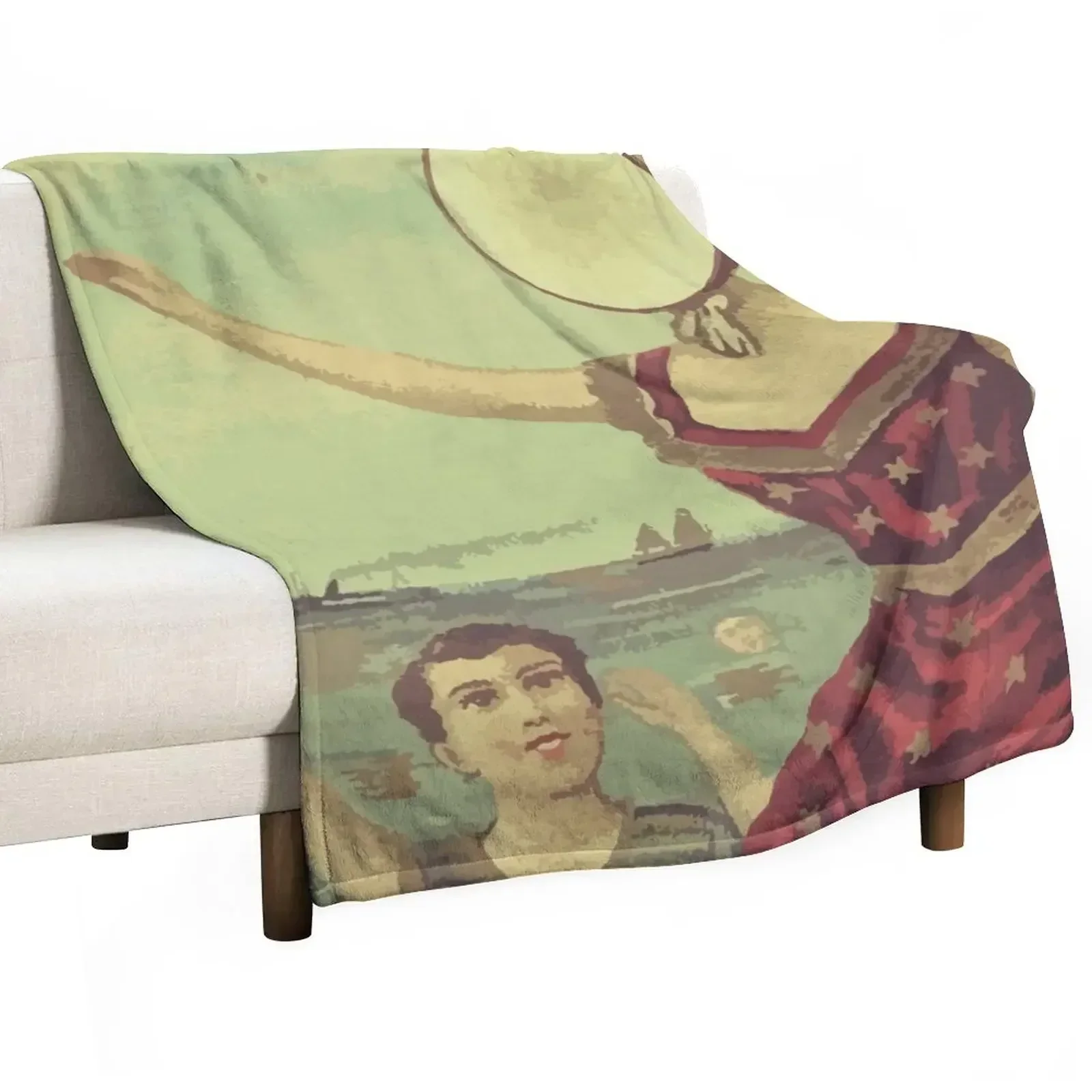 Neutral Throw Blanket - Neutral Milk Hotel In the Aeroplane