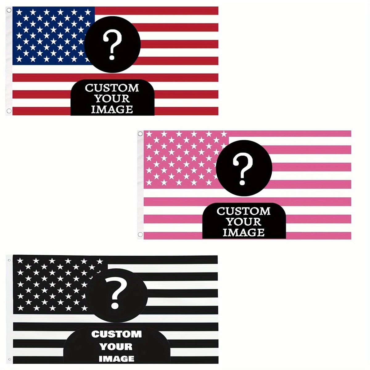 Home Decor Outdoor - 1 Stück individuelle klassische rosa/schwarze amerikanische