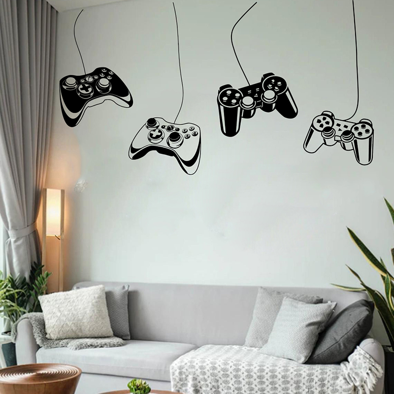 Home Decor Xbox Games - Großer Hang Game Controller Wandaufkleber Spielzimmer