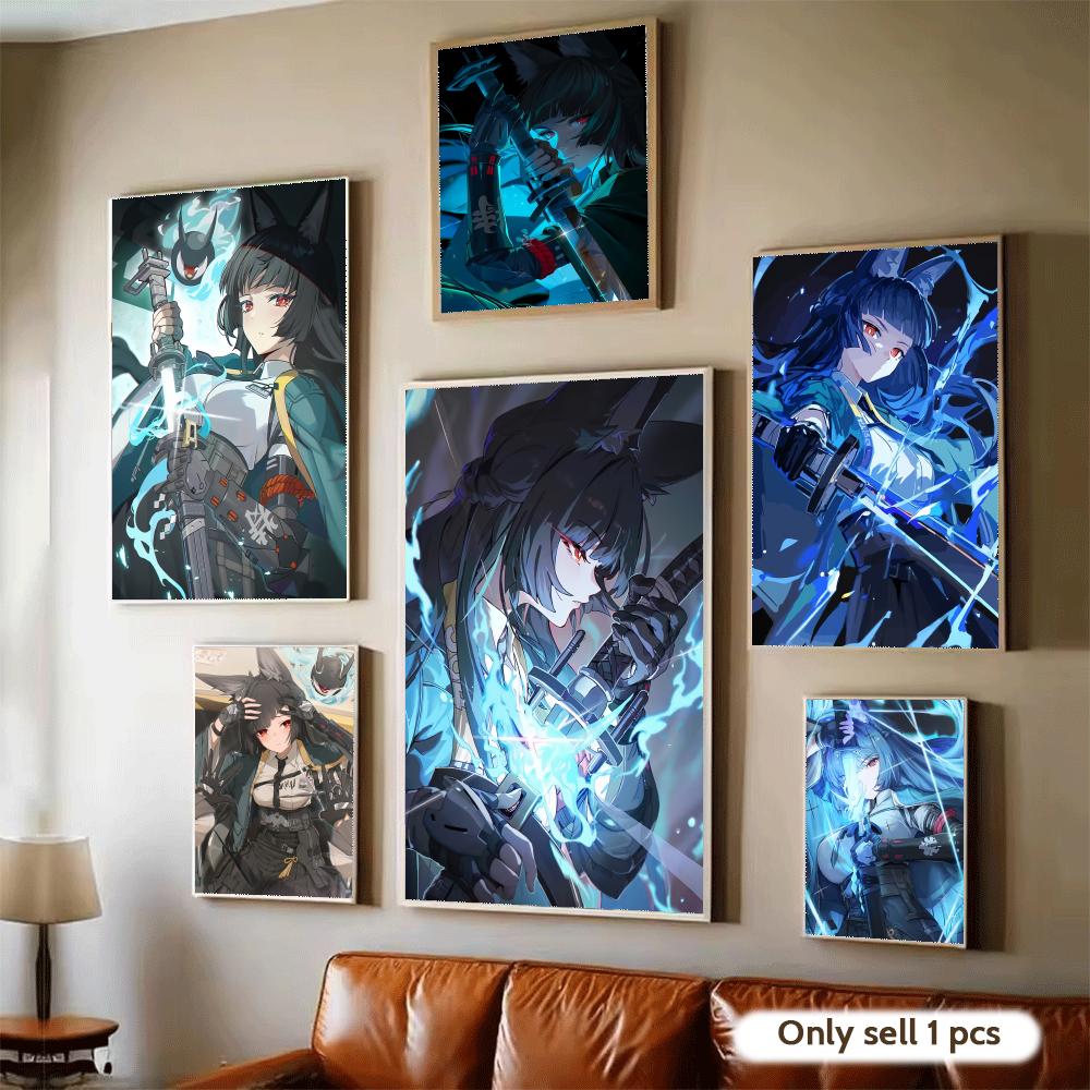 Home Decor Living Room Ideas - Hoshimi Miyabi Zenless Zone Poster, moderne