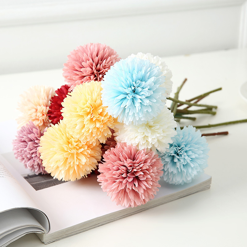 Home Decor Daisy - 10 Stück Künstliche Blumen Seidenblumen-Sträuße Gänseblümchen