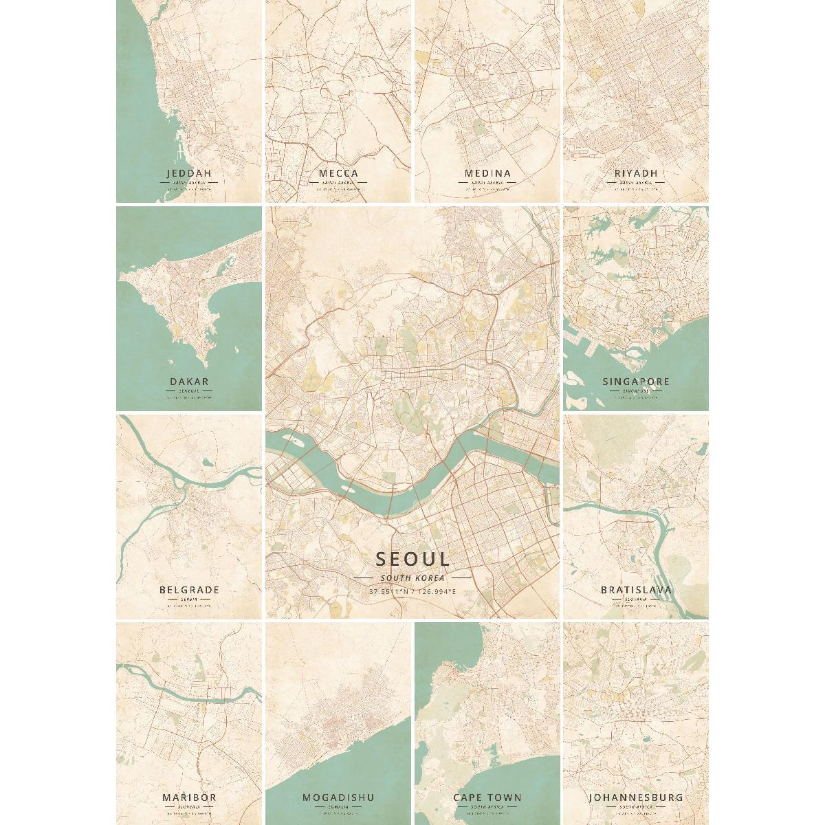 Home Decor Jeddah - Jeddah saudi arabia stadt karte plakat