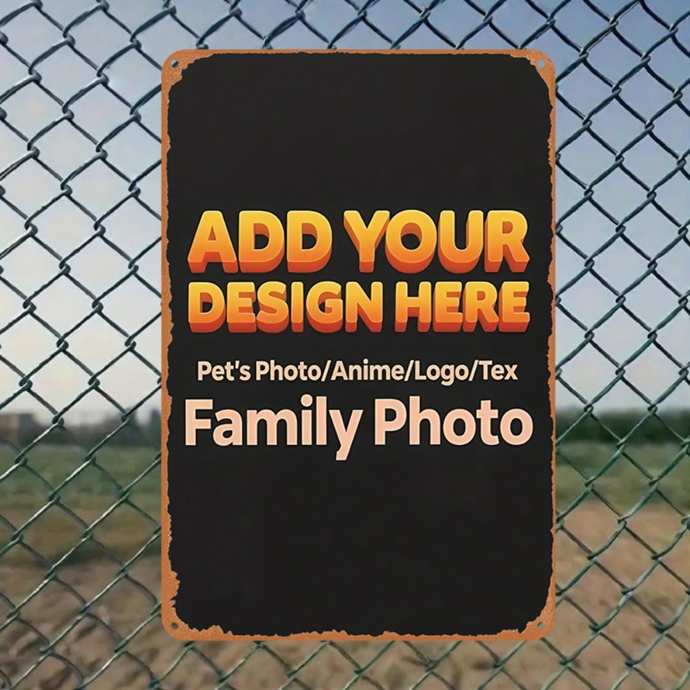 Home Decor Logo - Anpassbare Personalisierte Eisen-Wandkunst Benutzerdefinierter Text Logo