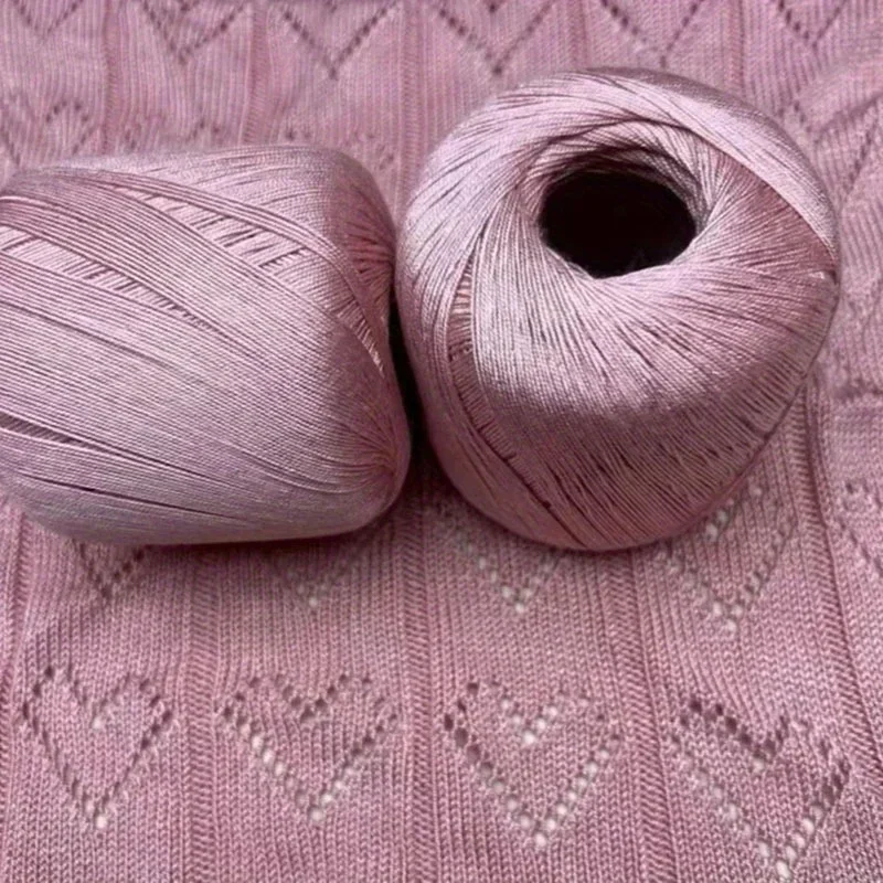 Yarn Home Decor - 50 g Seidenspitze-Baumwollmilch-Häkelgarn für Babys, handgestrickter,