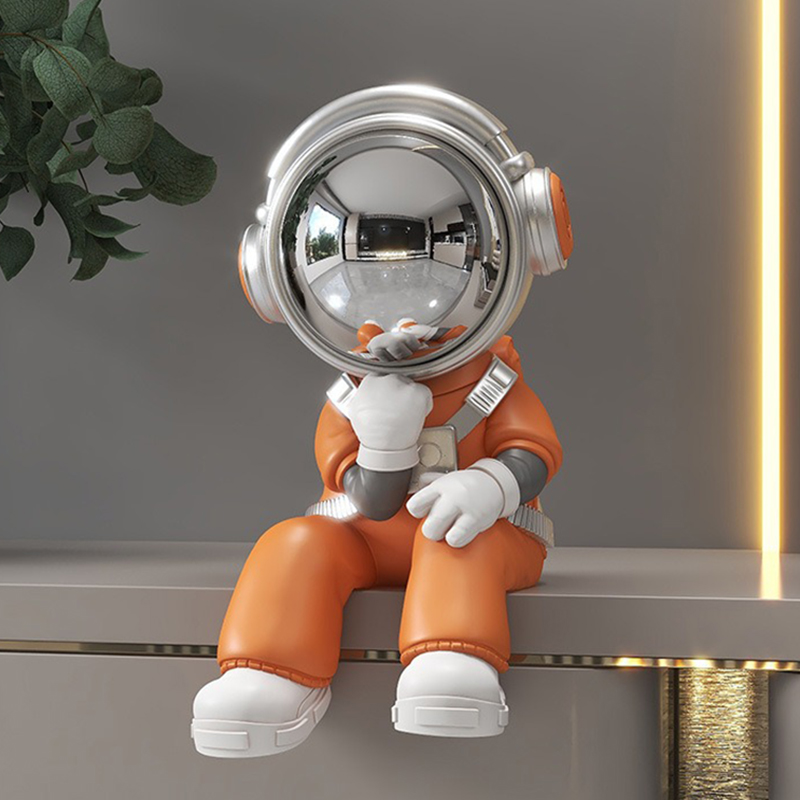 Home Decor Living Room Ideas - Miniatur-Astronauten-Ornamente, Wohnzimmer, ästhetische Figuren, kreative Innenkunst,