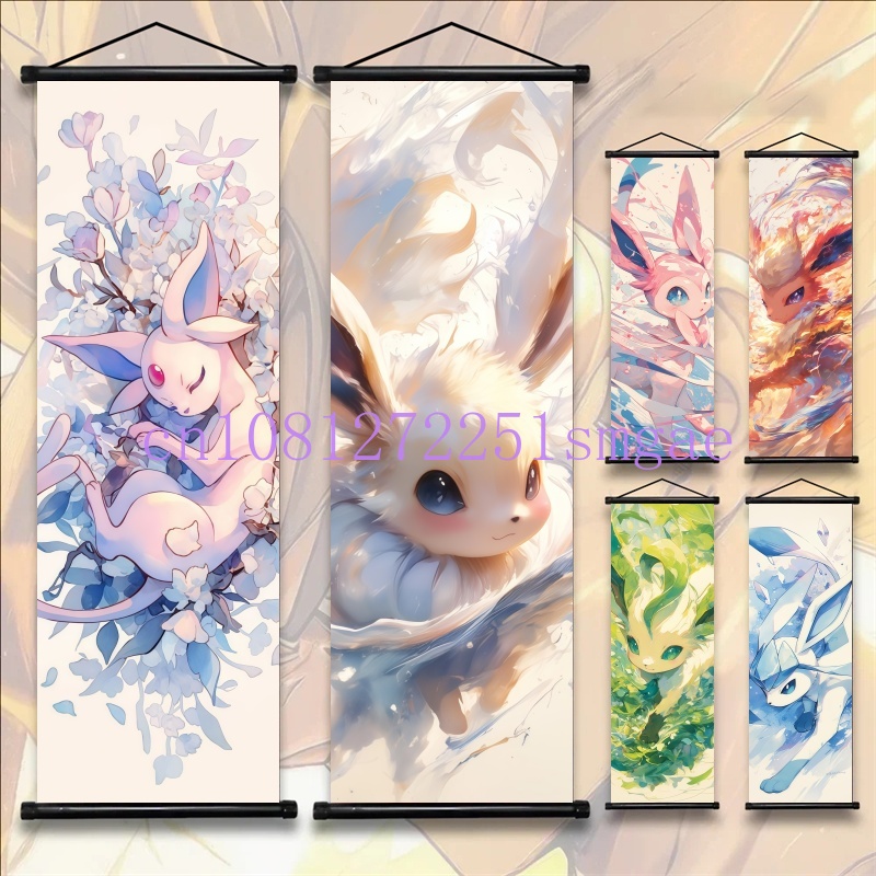 Canvas Painting - Gedrucktes Poster, Anime-Wandkunst, Greninja-Bilder, Gardevoir-Gemälde, Leinwand,