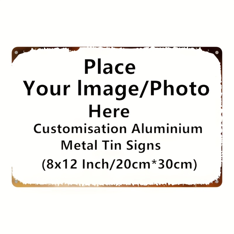 Home Decor Logo - 19. Personalisiertes individuelles Metall-Blechschild – personalisiertes