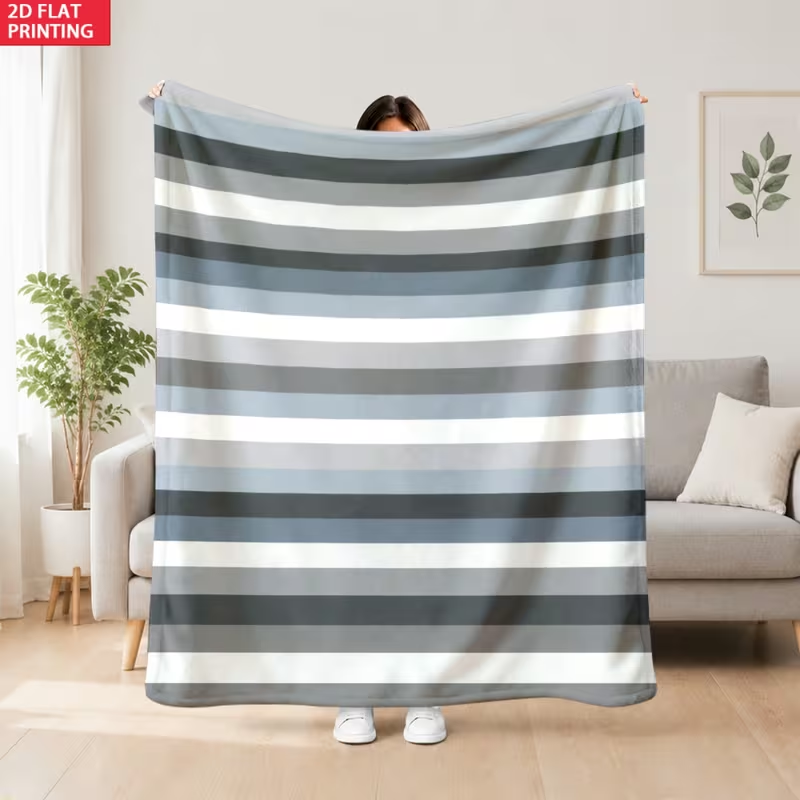 Braune, schwarze, graue Decke  – Neutral Throw Blanket Bewertung und Preis