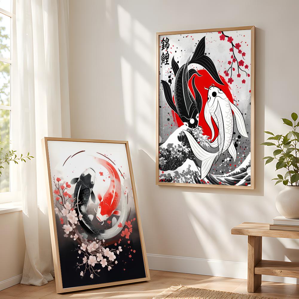 Glücksbringendes Koi-Poster HD – Home Decor Living Room Ideas Bewertung und Preis