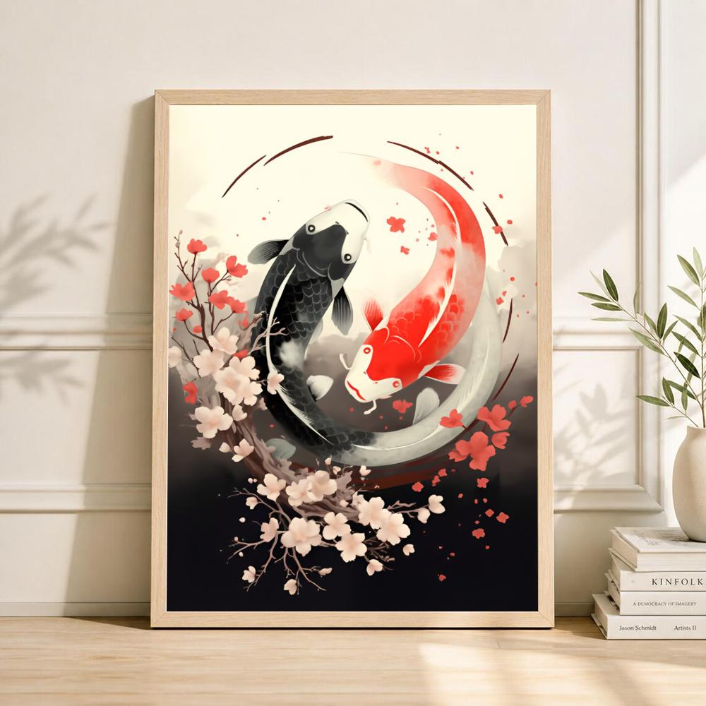 Glücksbringendes Koi-Poster HD – Home Decor Living Room Ideas Bewertung und Preis
