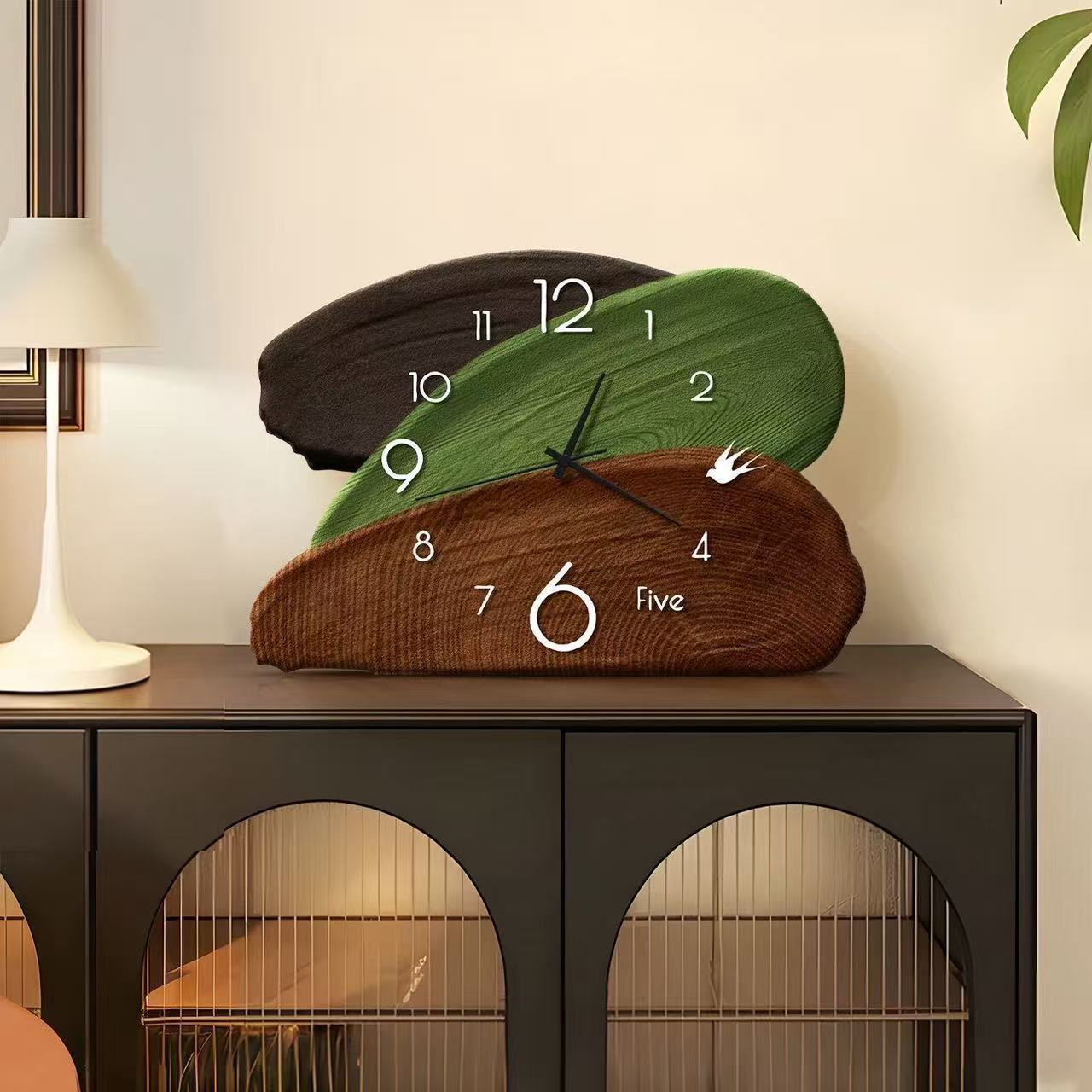 Retro Grüne Wand- und Tischuhr – Wall Clock Silent Bewertung und Preis