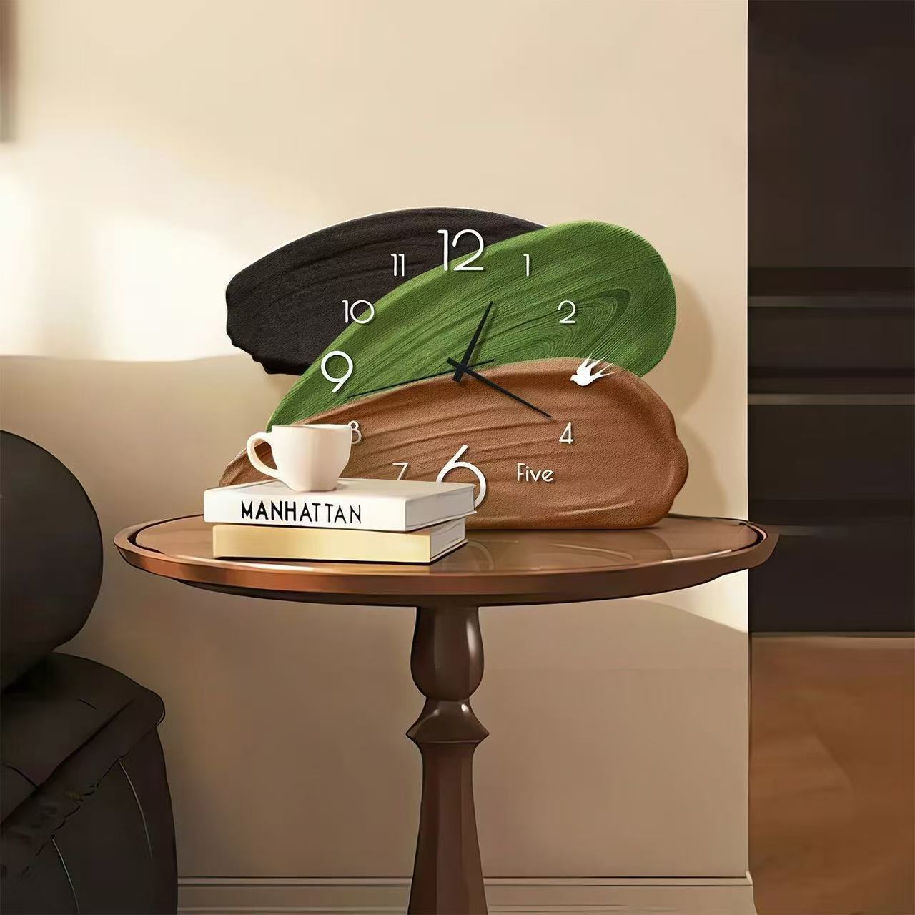 Retro Grüne Wand- und Tischuhr – Wall Clock Silent Bewertung und Preis