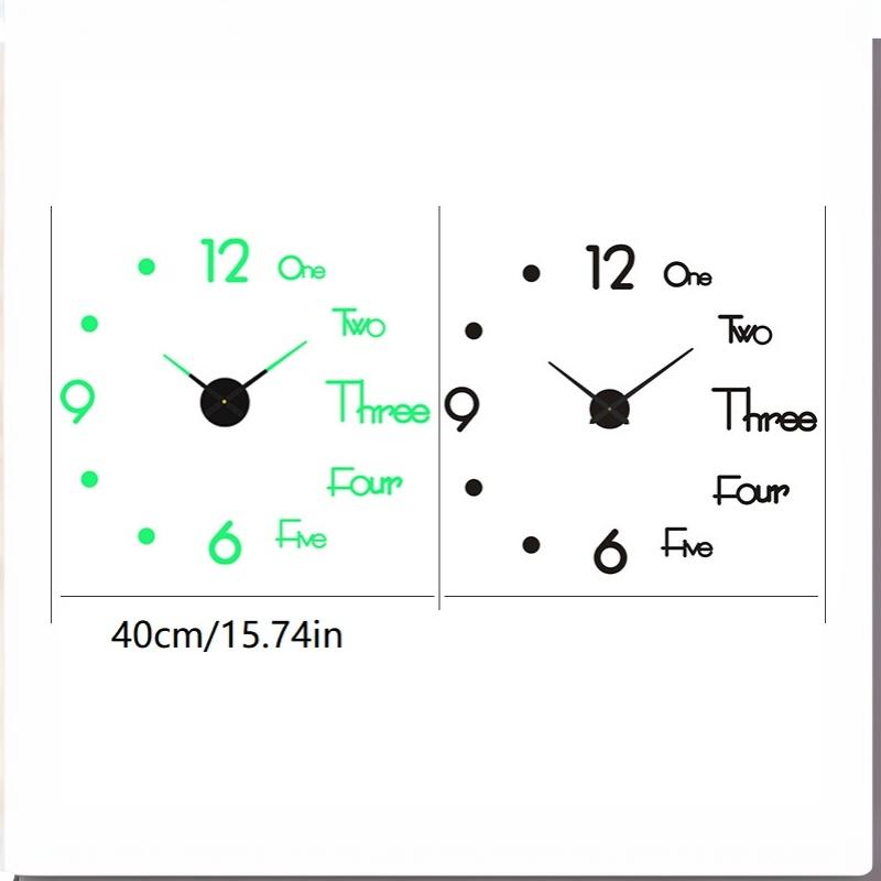 Leuchtende DIY-Wanduhr, leucht – Wall Clock Silent Bewertung und Preis