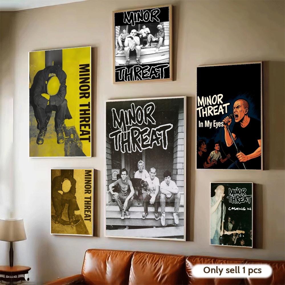 Rockband M-Minor Threat Poster – Home Decor Living Room Ideas Bewertung und Preis