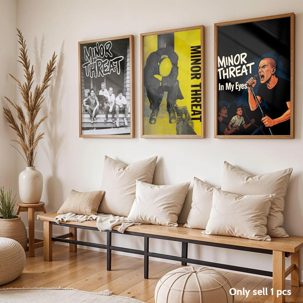 Rockband M-Minor Threat Poster – Home Decor Living Room Ideas Bewertung und Preis
