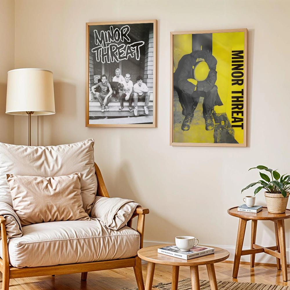 Rockband M-Minor Threat Poster – Home Decor Living Room Ideas Bewertung und Preis
