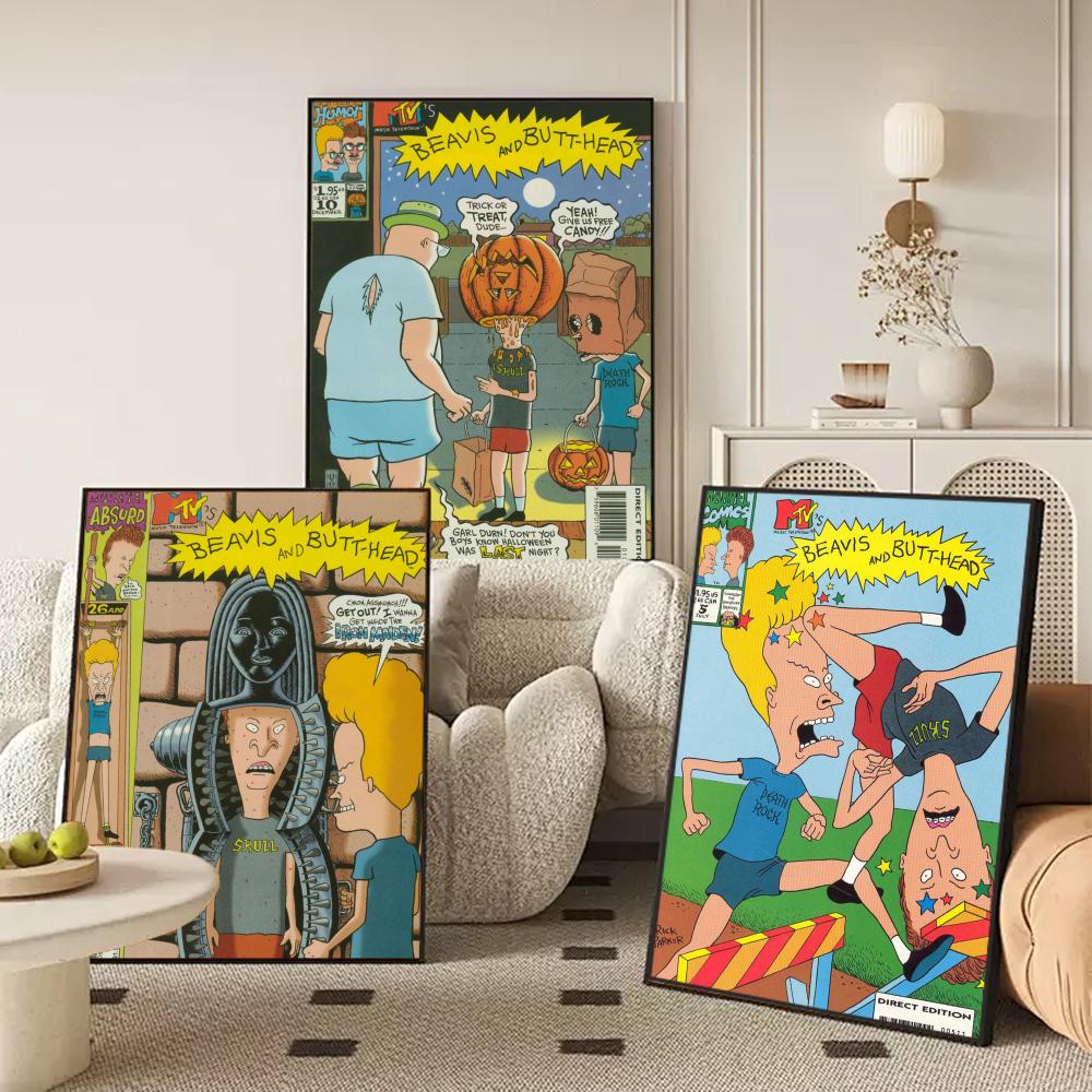 Anime B-Beavis und B-Butthead  – Home Decor Living Room Ideas Bewertung und Preis
