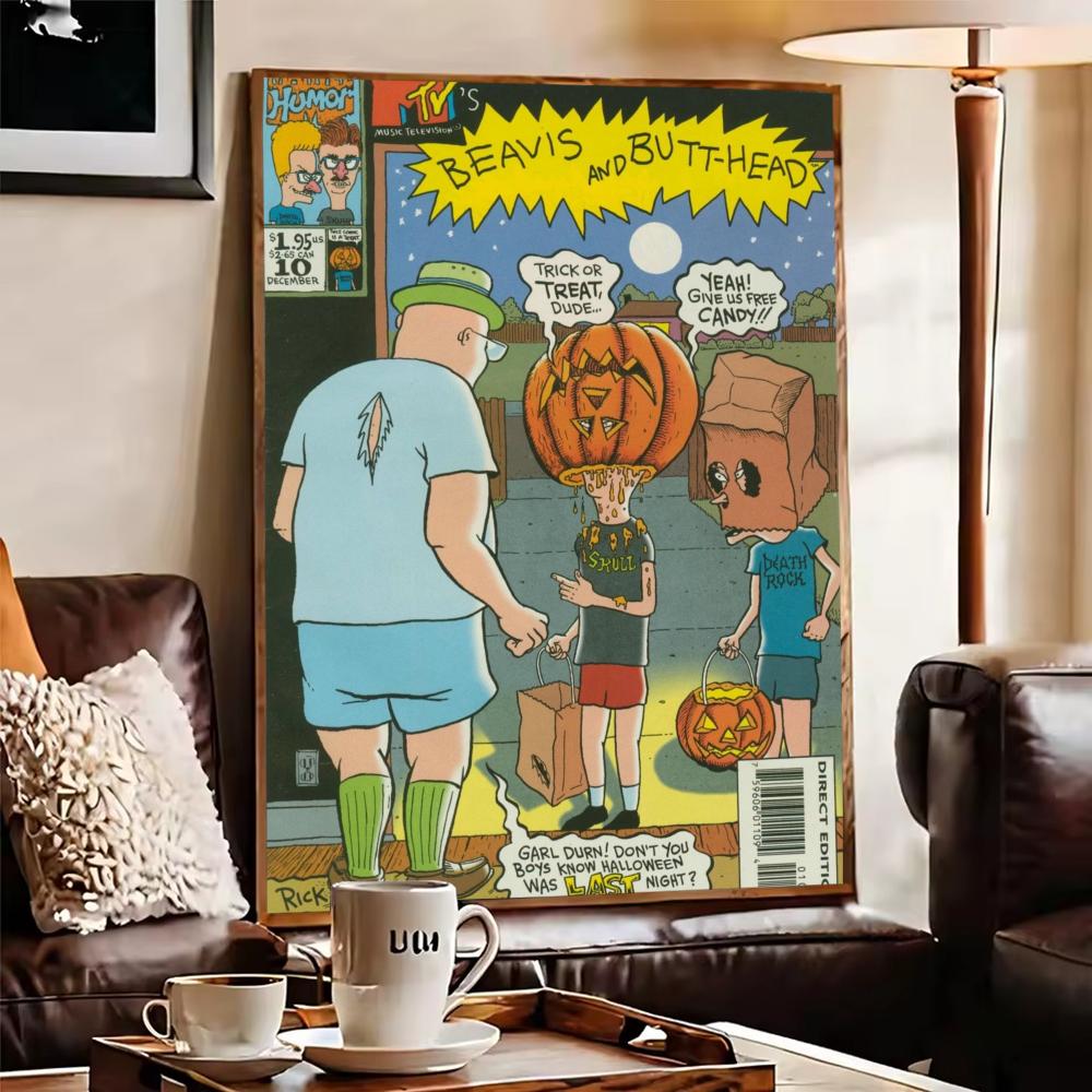 Anime B-Beavis und B-Butthead  – Home Decor Living Room Ideas Bewertung und Preis