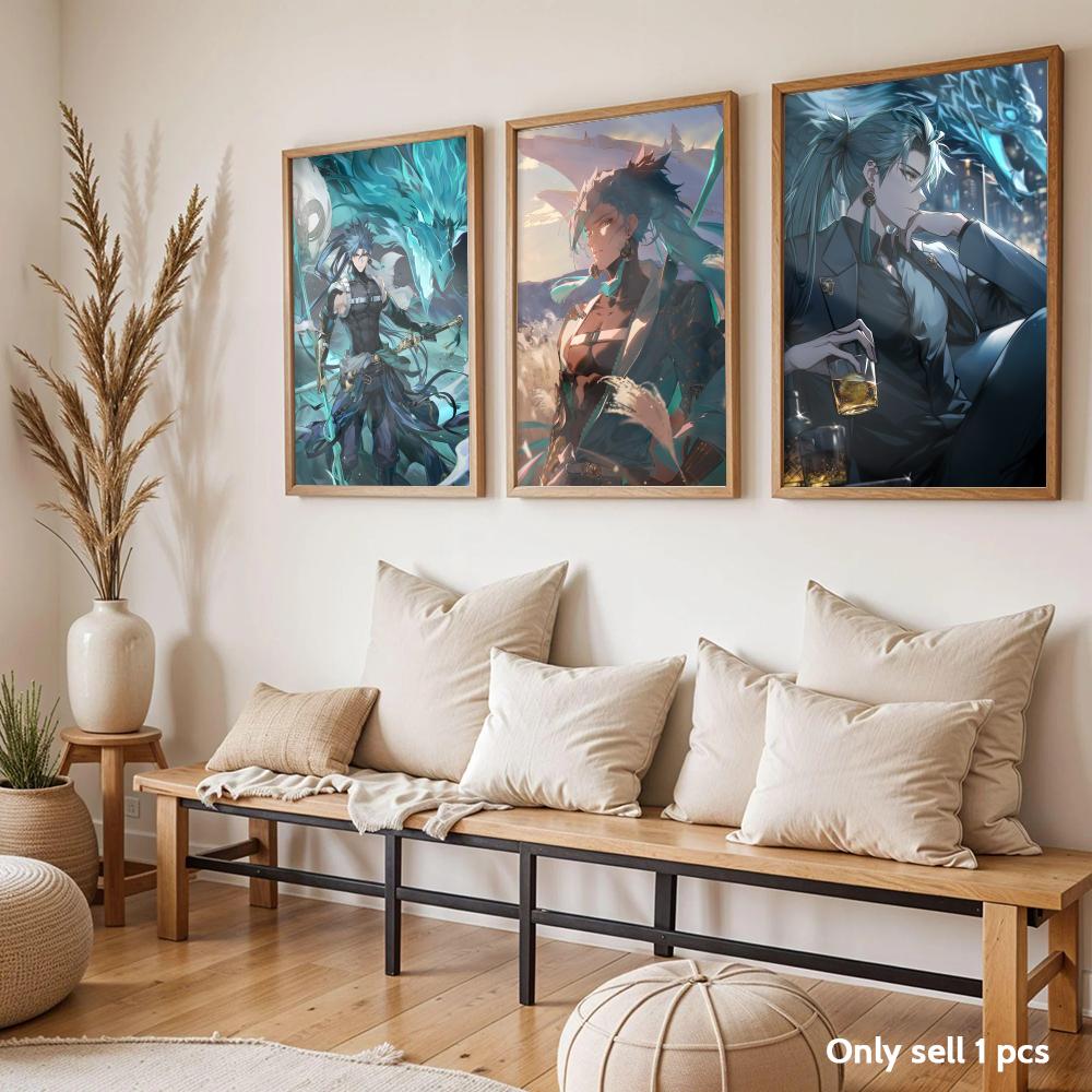 Wuthering Waves Jiyan Poster,  – Home Decor Living Room Ideas Bewertung und Preis