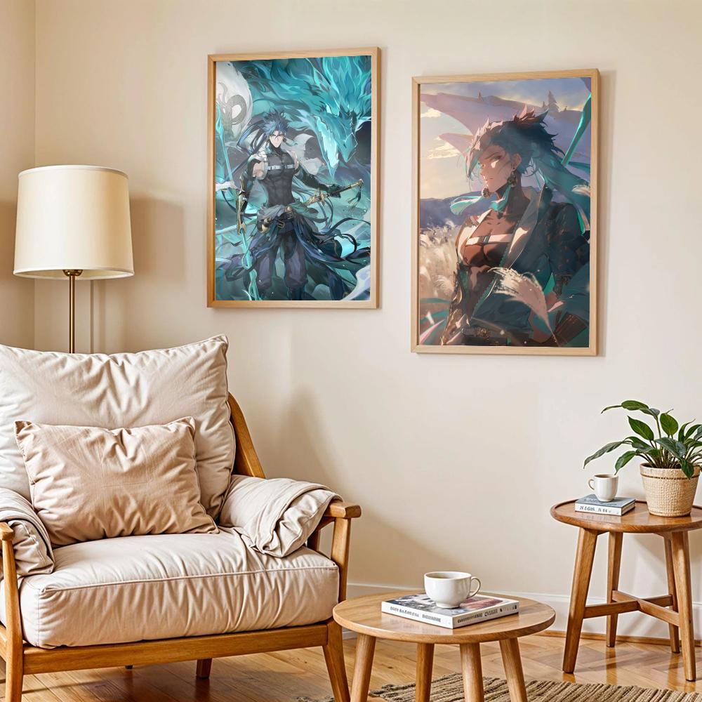 Wuthering Waves Jiyan Poster,  – Home Decor Living Room Ideas Bewertung und Preis