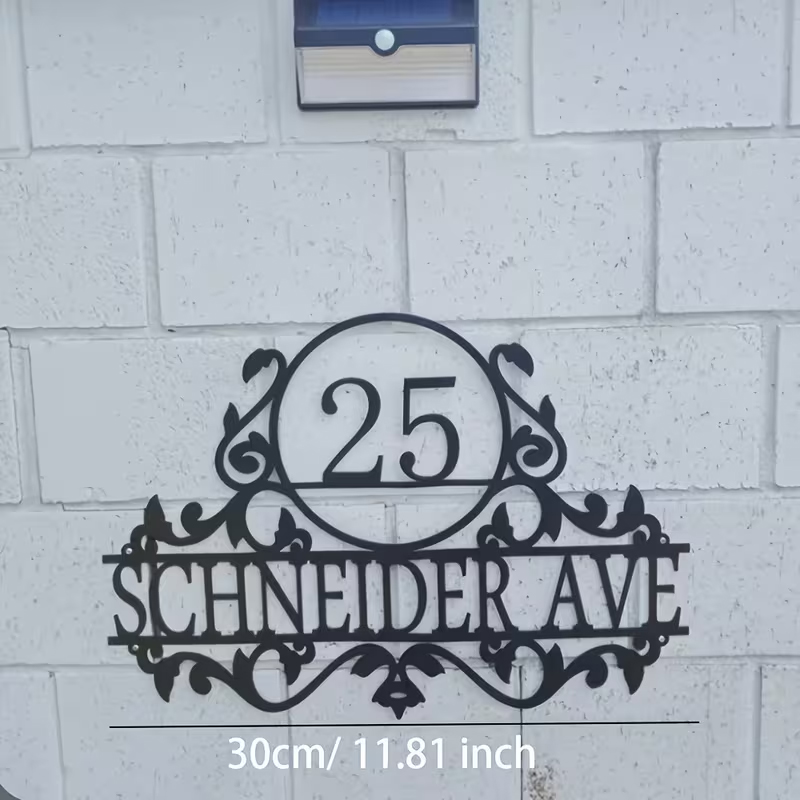 Individuelles Hausnummern- und – Home Decor Outdoor Bewertung und Preis