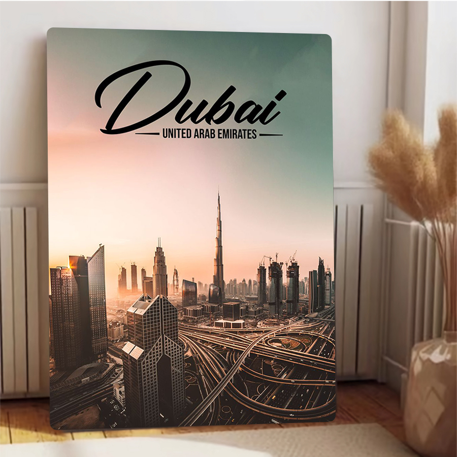 Dubai Stadtbild Metall Wandkun – Home Decor Uae Bewertung und Preis