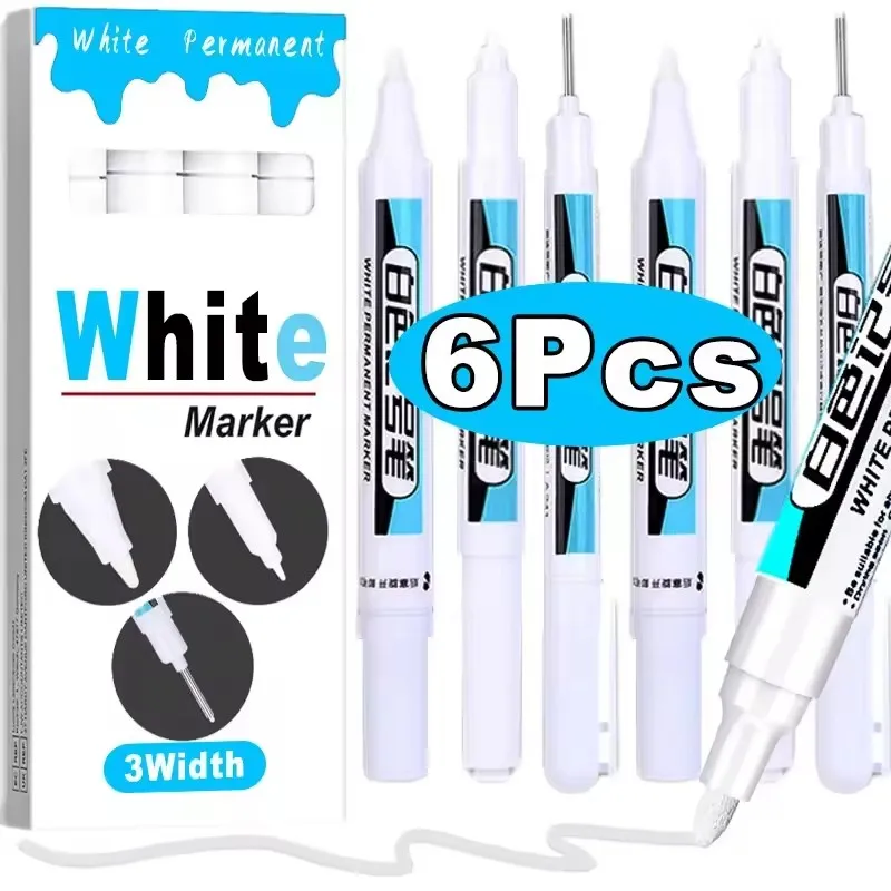 0,7/1,0/2,5 mm weiße Permanent – Canvas Painting Bewertung und Preis