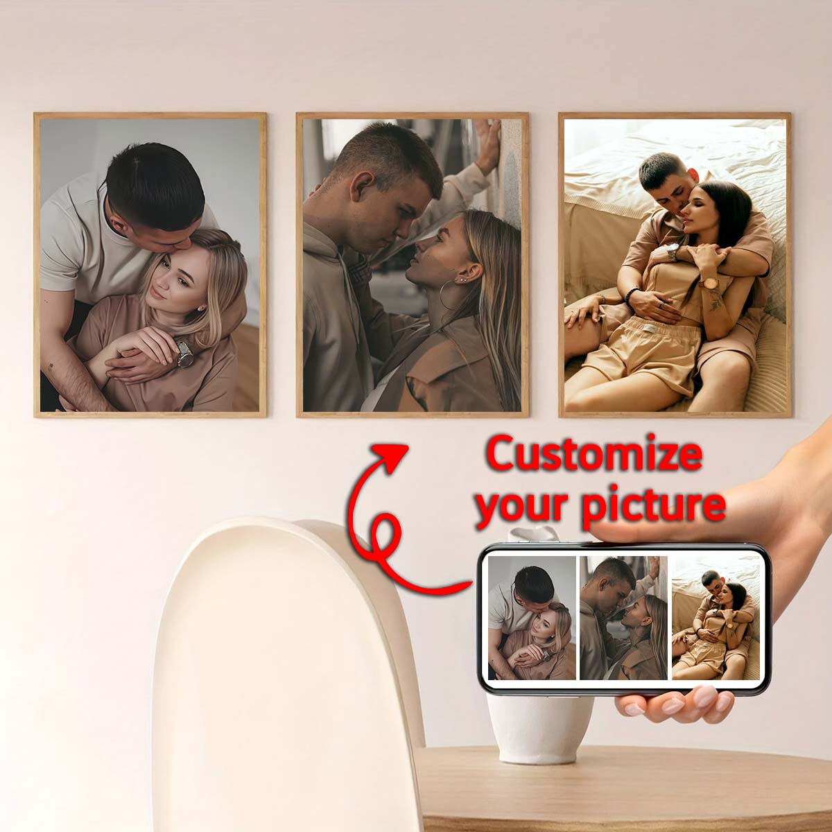 Triptychon - 2D-Foto-Holzrahme – Canvas Painting Bewertung und Preis