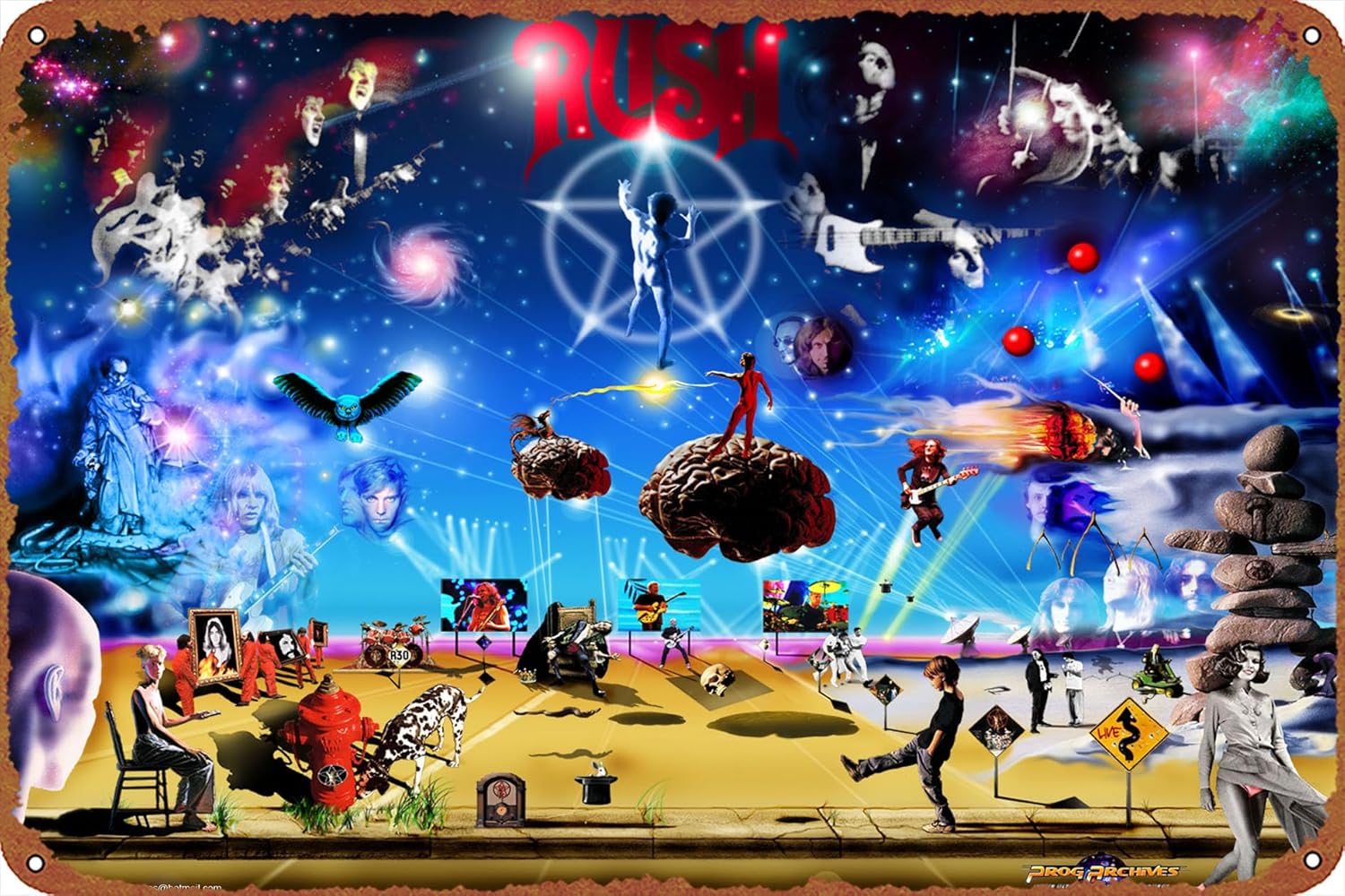 1 Stück, PICS PHOTOS RUSH BAND – Home Decor Logo Bewertung und Preis