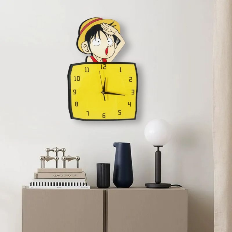 Monkey· D·Ruffy süße süße Kawa – Wall Clock Silent Bewertung und Preis