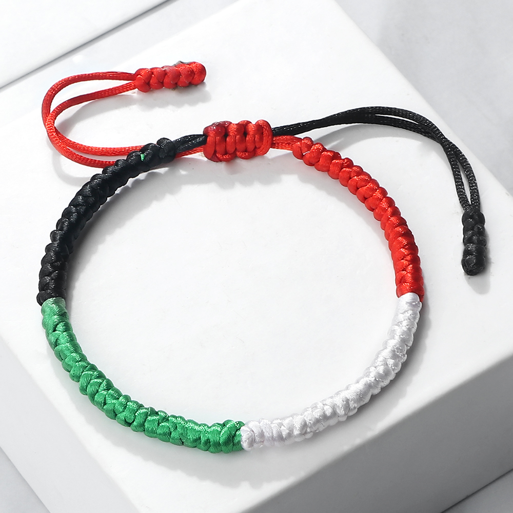 Palästina Flagge Schnur Armban – Home Decor Uae Bewertung und Preis