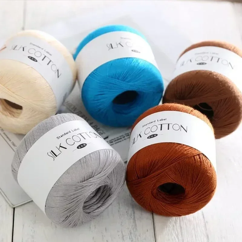 50 gr/teil Seide Spitze Baumwo – Yarn Home Decor Bewertung und Preis