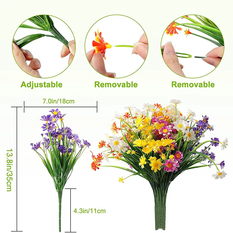 35cm künstliche Blume Gänseblü – Home Decor Daisy Bewertung und Preis