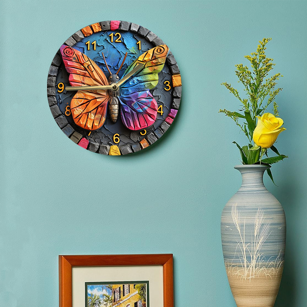 1 Stück 8 Zoll (20 x 20 cm) le – Wall Clock Silent Bewertung und Preis
