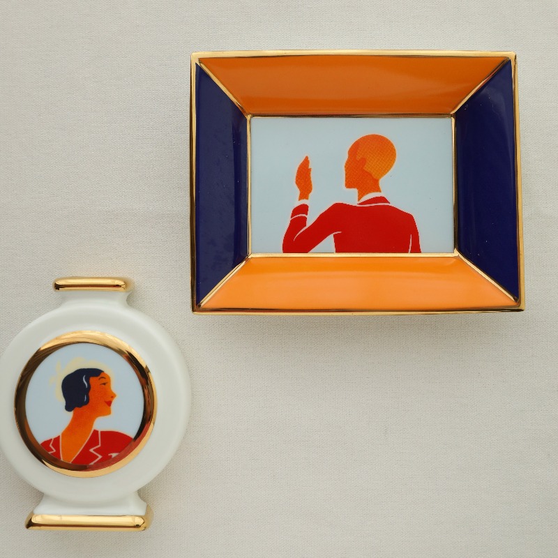 Keramik-Schmucktablett im Art- – Ceramic Trinket Dish Bewertung und Preis