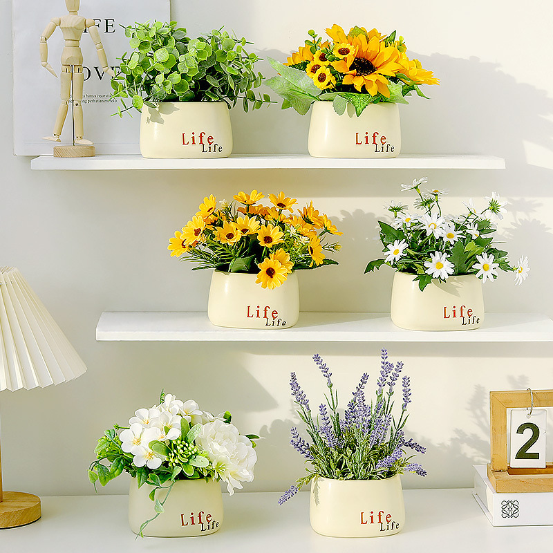 Künstliche Sonnenblume und Gän – Home Decor Daisy Bewertung und Preis