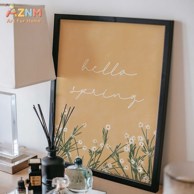 AZNM ungerahmter Leinwanddruck – Home Decor Daisy Bewertung und Preis