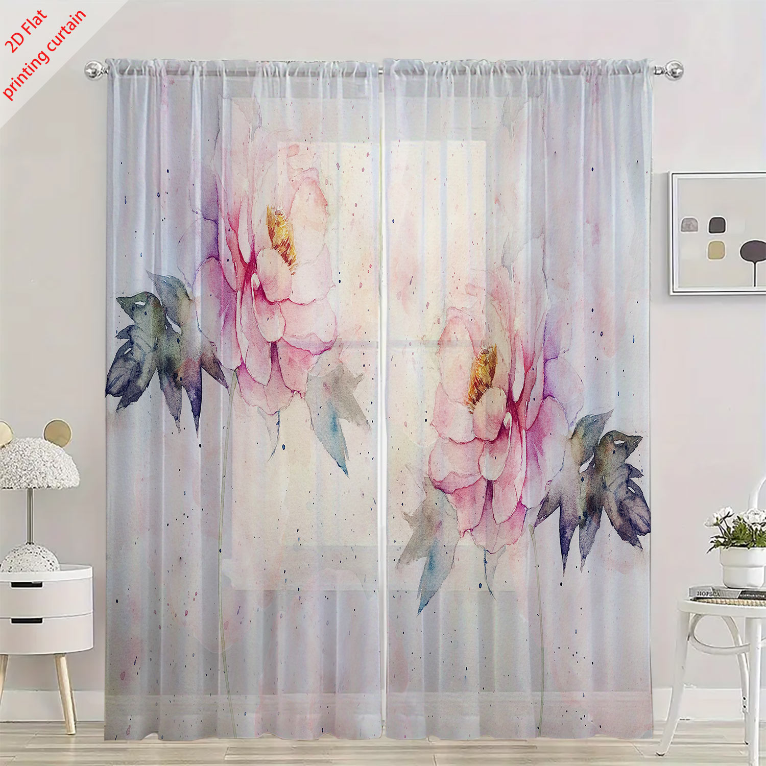 Transparenter Gazevorhang mit  – Home Decor Youtube Bewertung und Preis