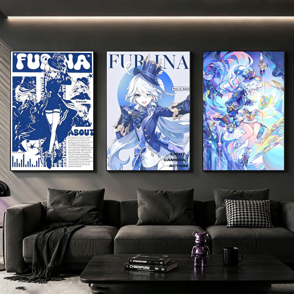 Character Furina Poster, Poste – Home Decor Living Room Ideas Bewertung und Preis