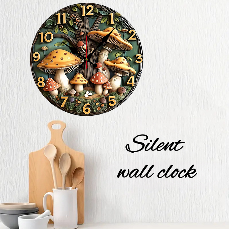 Niedliche runde, geräuschlose  – Wall Clock Silent Bewertung und Preis