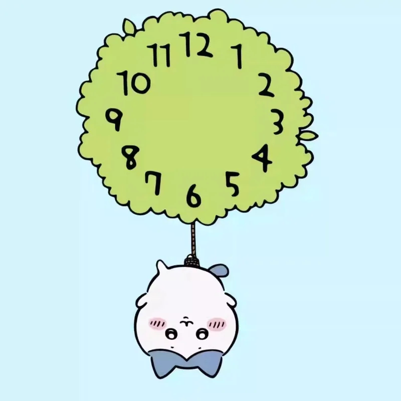 Niedliche Chiikawa Pendel-Wand – Wall Clock Silent Bewertung und Preis