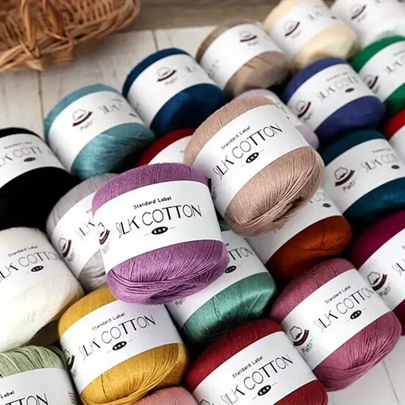 50 g Seidenspitze-Baumwollmilc – Yarn Home Decor Bewertung und Preis