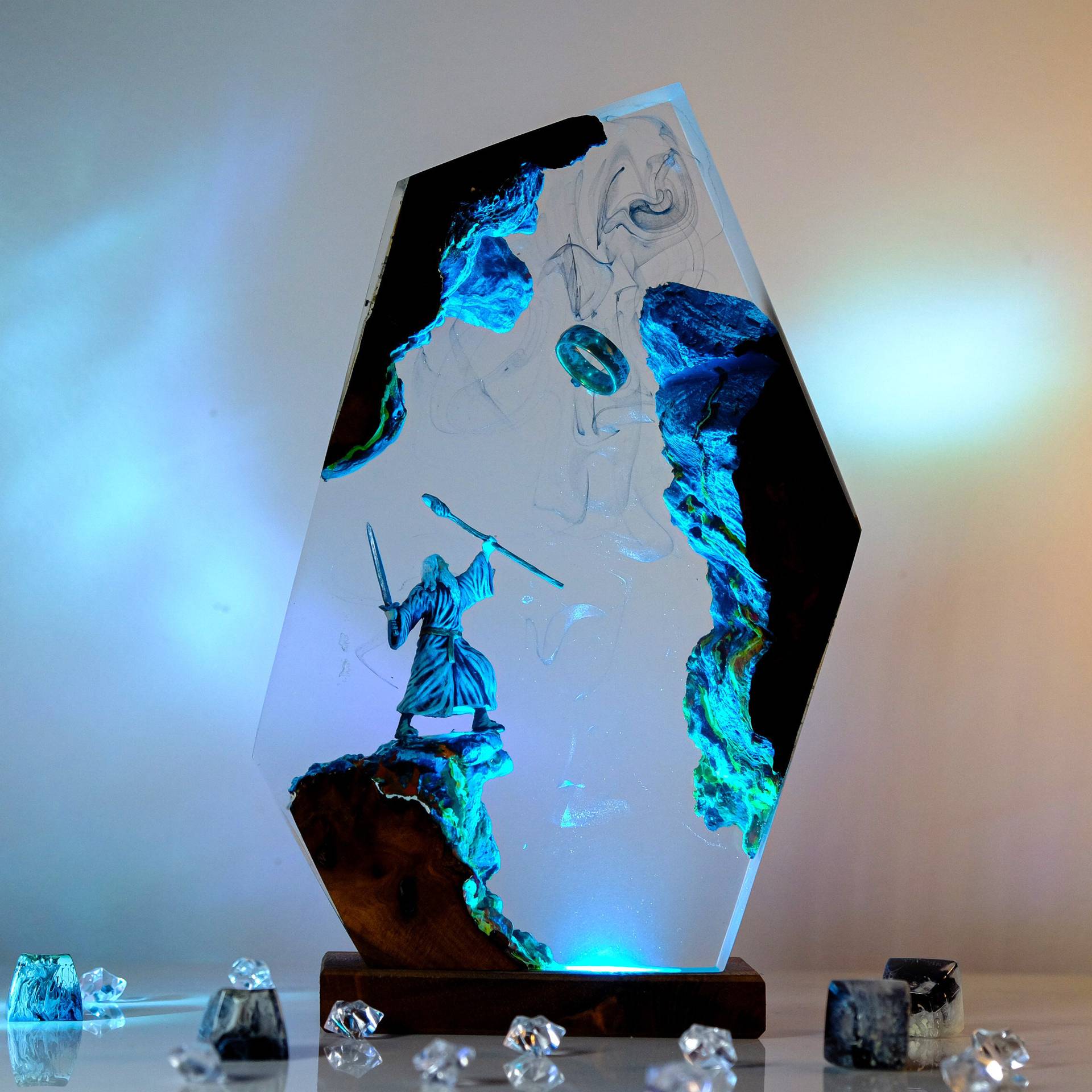 Film-Szenen-Figur Tischlampe a – Home Decor Unique Bewertung und Preis