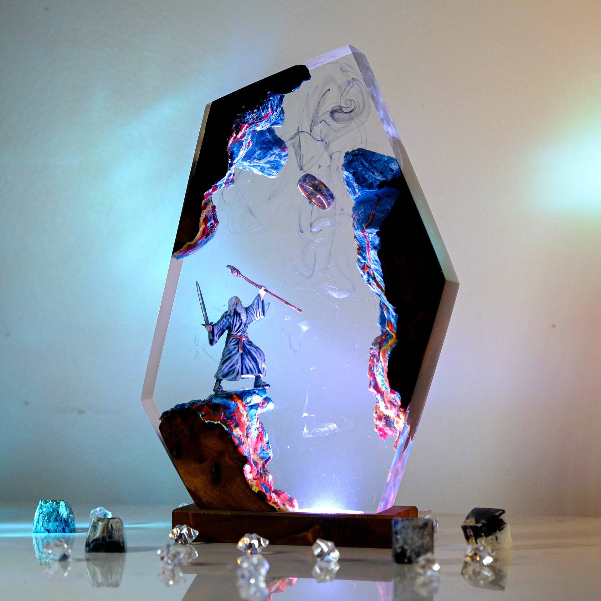 Film-Szenen-Figur Tischlampe a – Home Decor Unique Bewertung und Preis