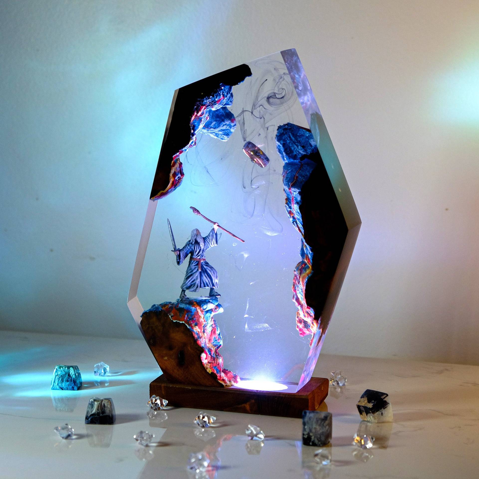 Film-Szenen-Figur Tischlampe a – Home Decor Unique Bewertung und Preis
