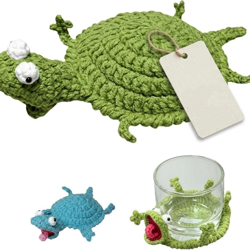 Kreative Häkel-Eidechsen-Unter – Yarn Home Decor Bewertung und Preis