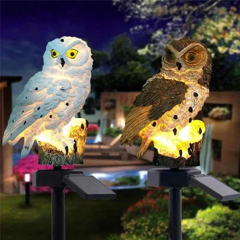 Solar-Eulen-Statue Gartenleuch – Home Decor Unique Bewertung und Preis